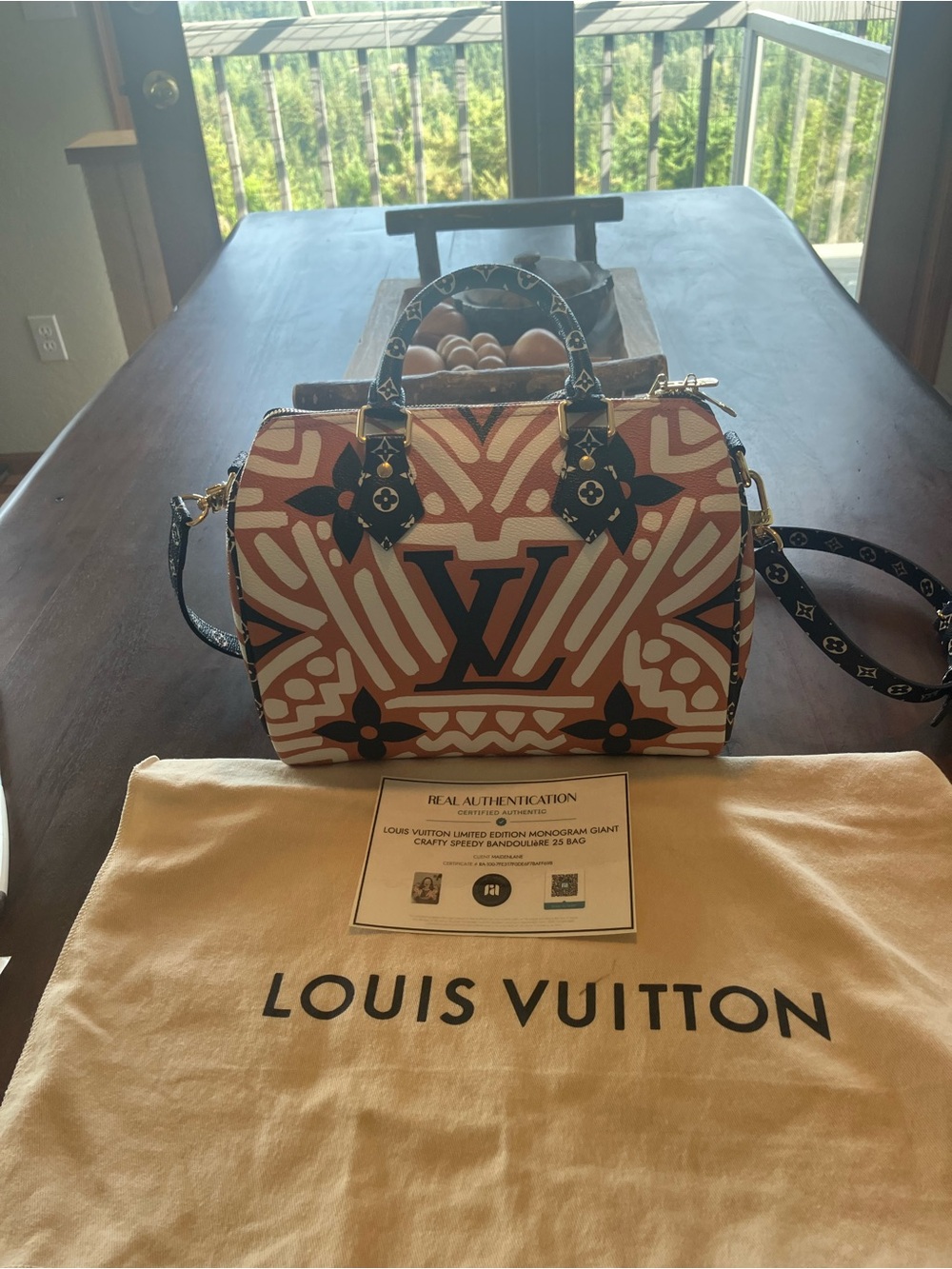 Louis Vuitton Monogram Speedy Bandoulière Satchel LIMITED EDITION NWOT